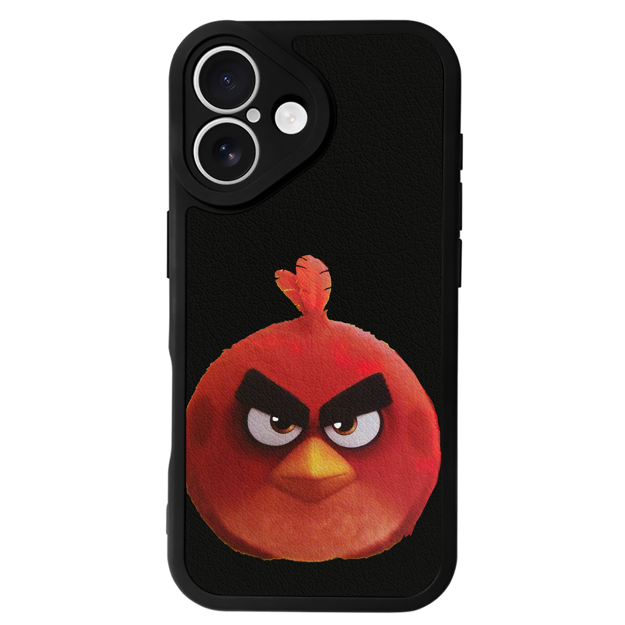（画像用） Angry Birds アングリーバード 【iPhone 16シリーズ対応】シリコンスマホケース（レザー調） 材質：シリコン